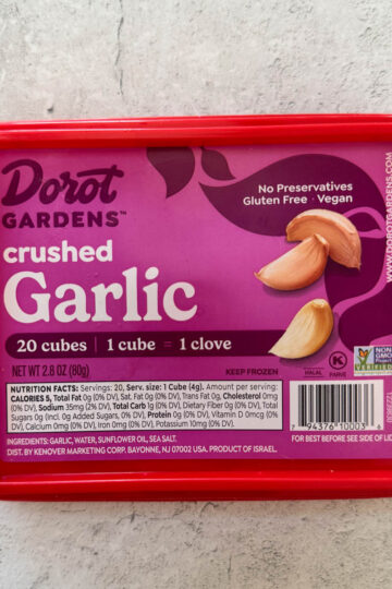 crushed garlic from trader joes