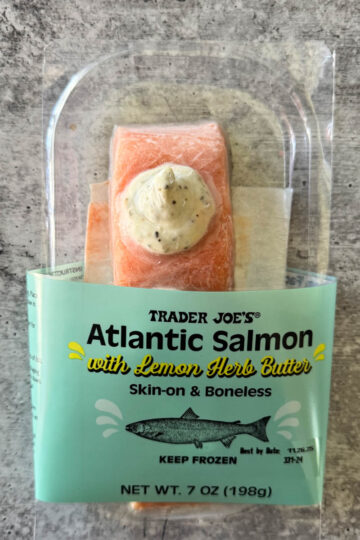 trader joe's atlantic salmon package