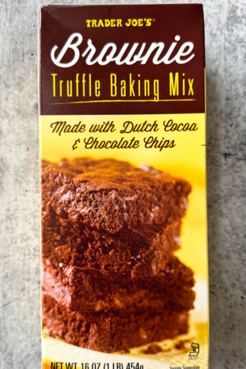 trader joe's brownie truffle mix