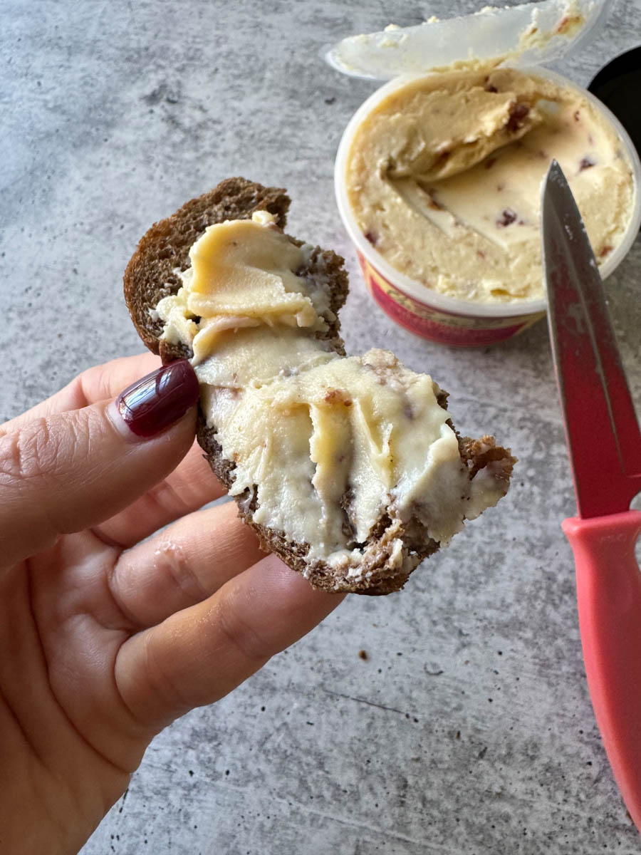 spread on top of the bread