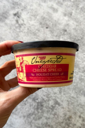 trader joe's unexpected cheddar cheese spread