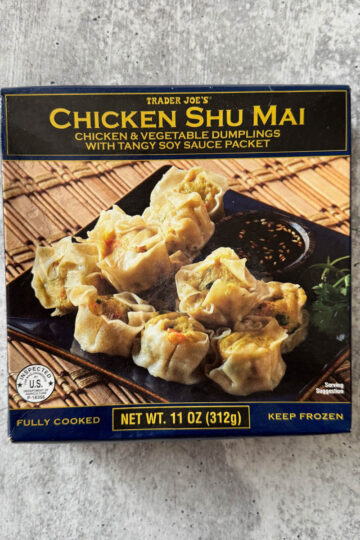 trader joe's chicken shu mai box