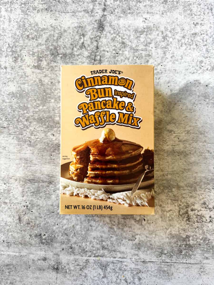 trader joe's cinnamon bun mix