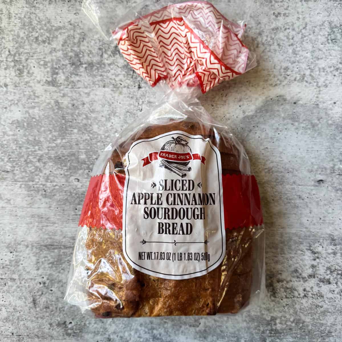 trader joe's sliced apple cinnamon sourdough bread