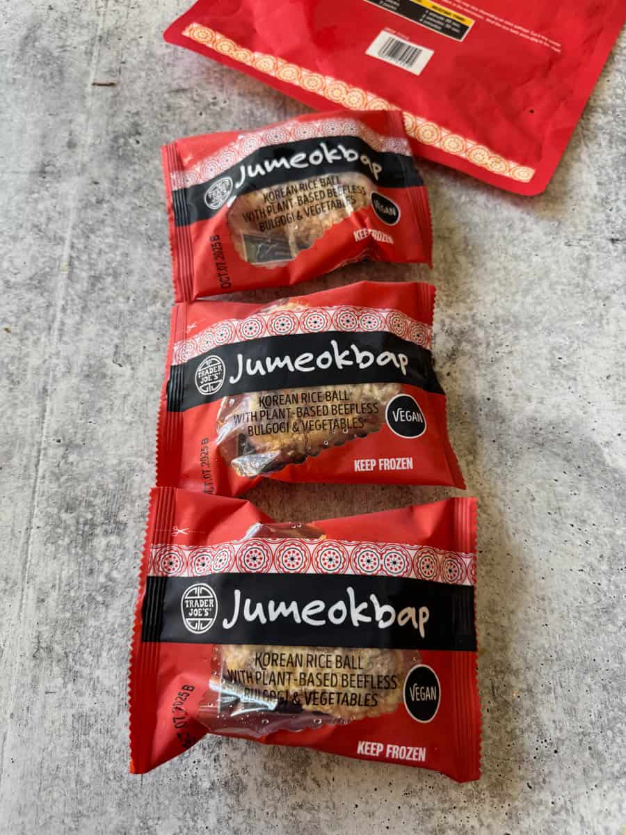 jumeokbak korean rice balls small packages