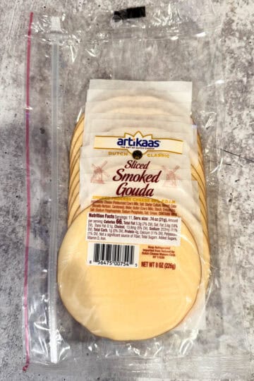 smoked gouda cheese package
