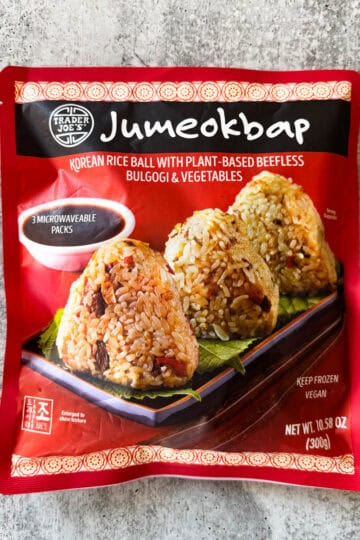 jumeokbak korean rice balls package