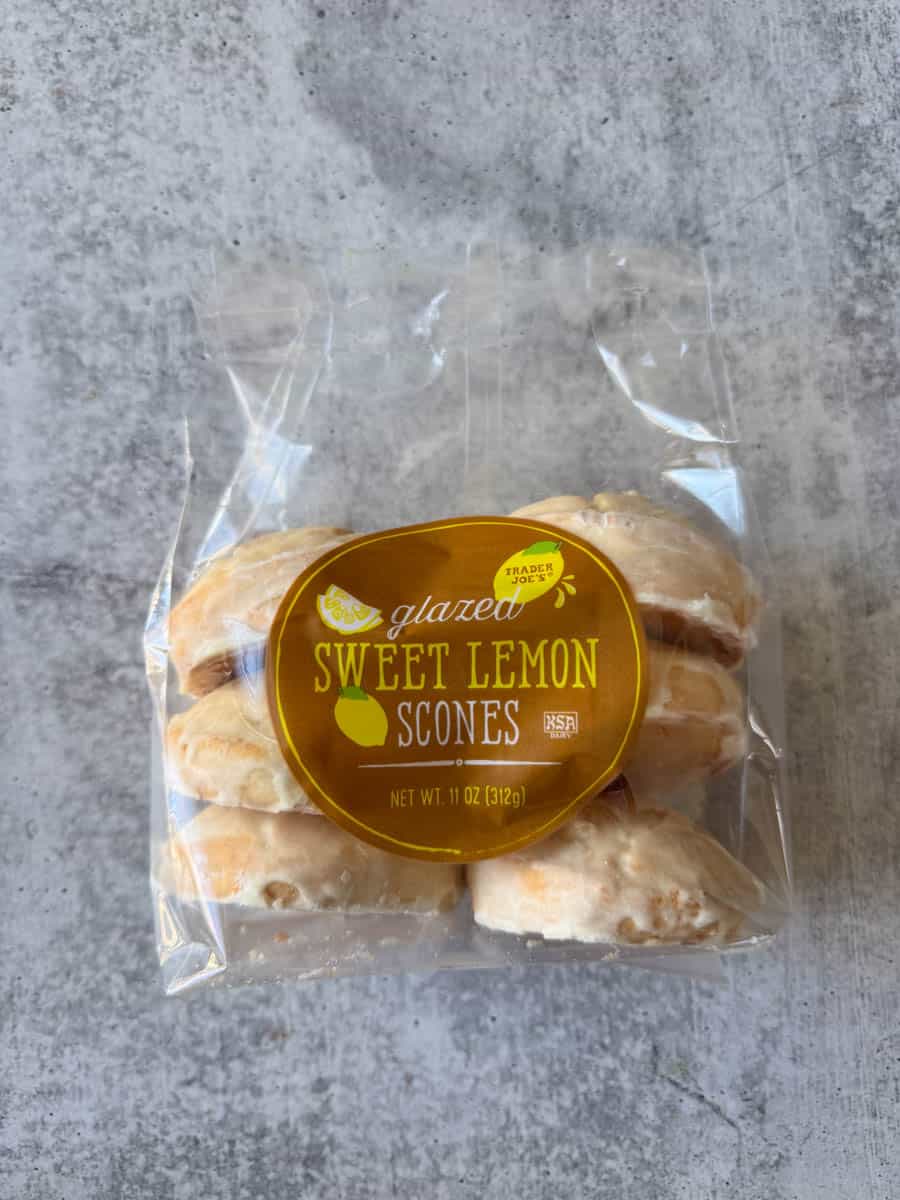 trader joe's glazed lemon scones