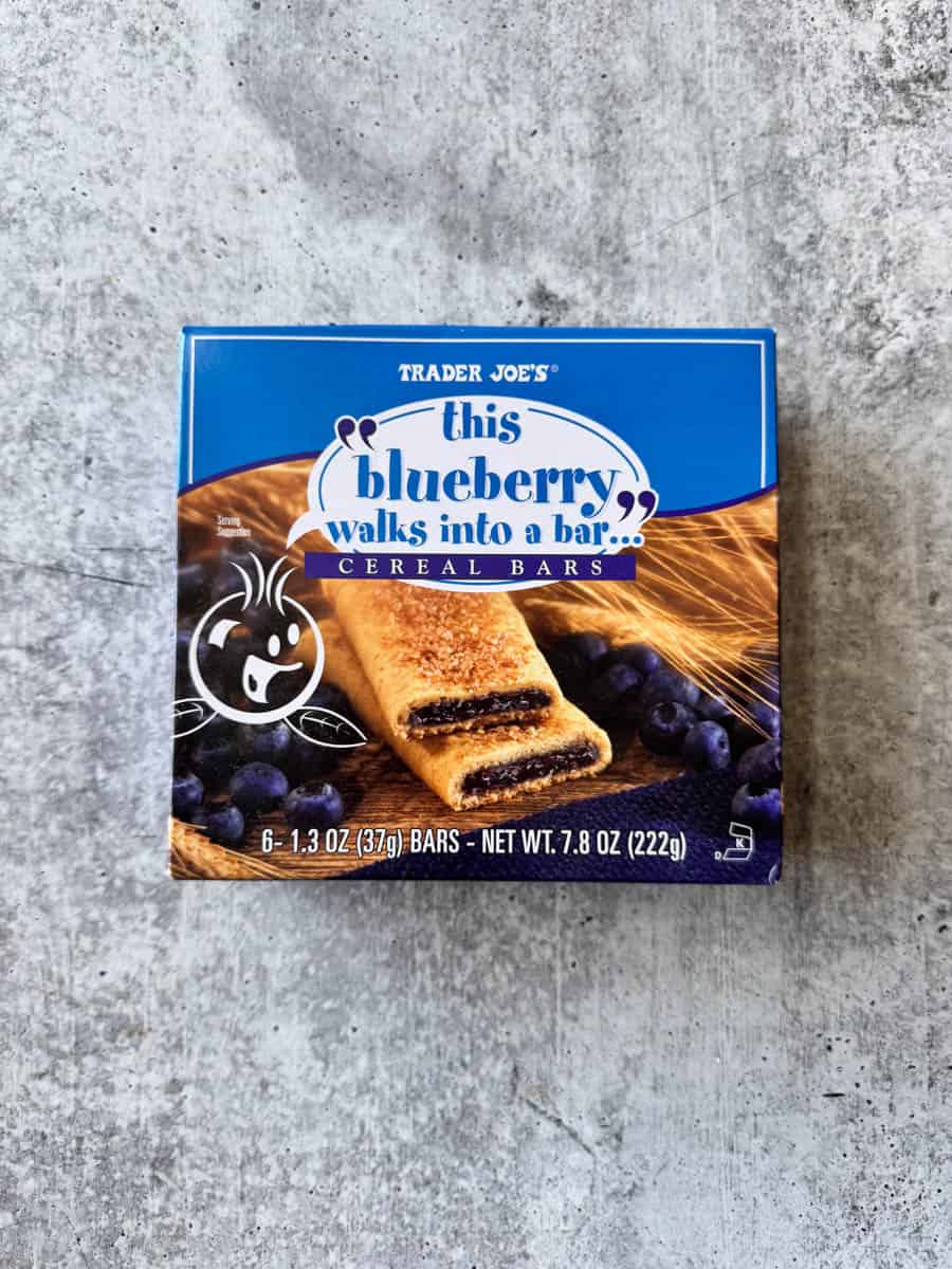 blueberry bar from trader joe's