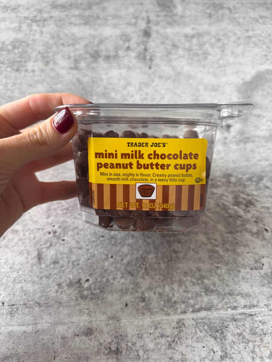 mini milk chocolate peanut butter cups