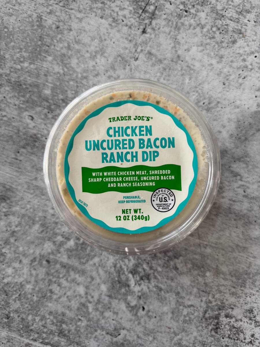 chicken uncured bacon ranch dip