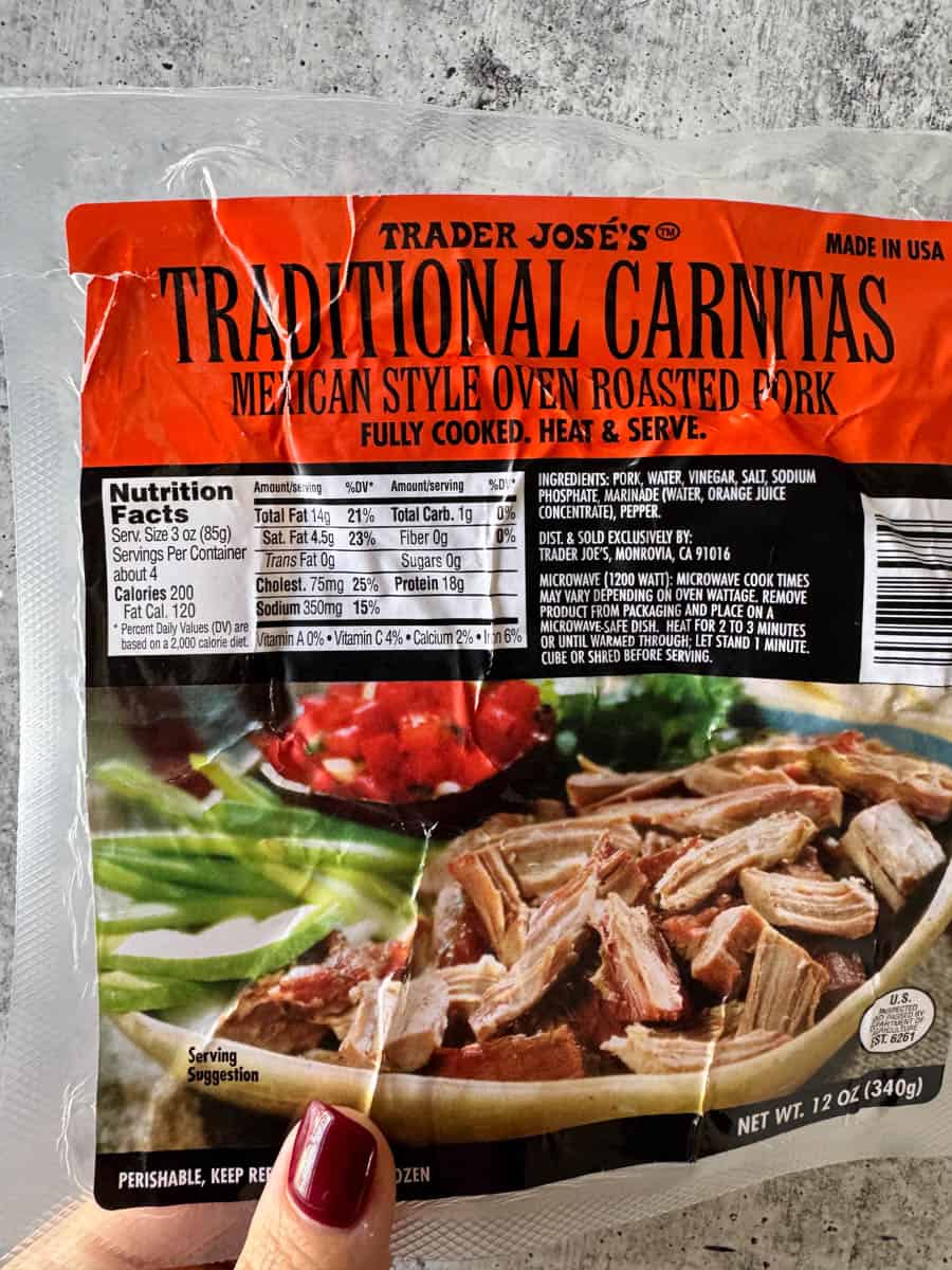 trader joe's traditional carnitas 