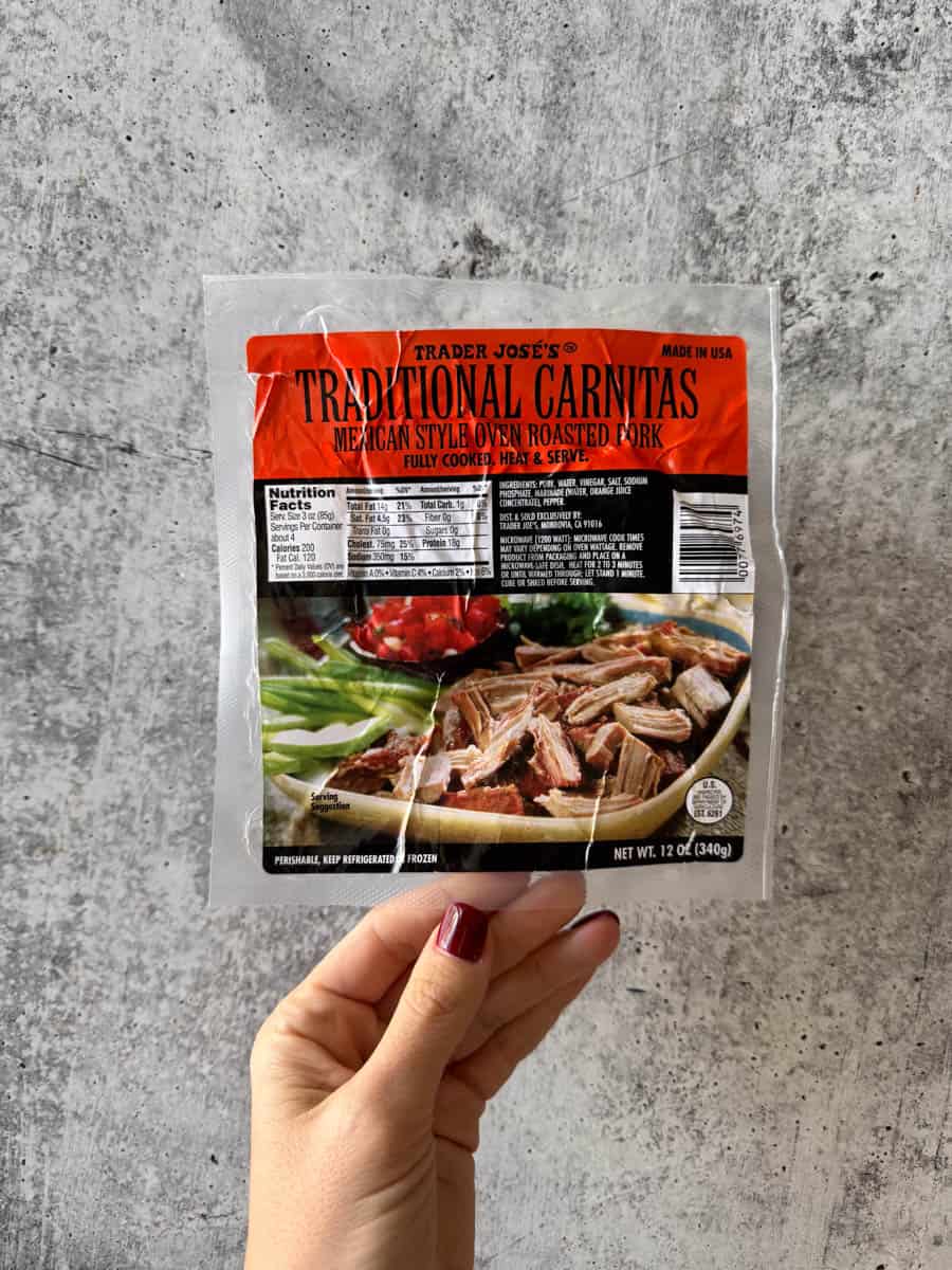 trader joe's carnitas 