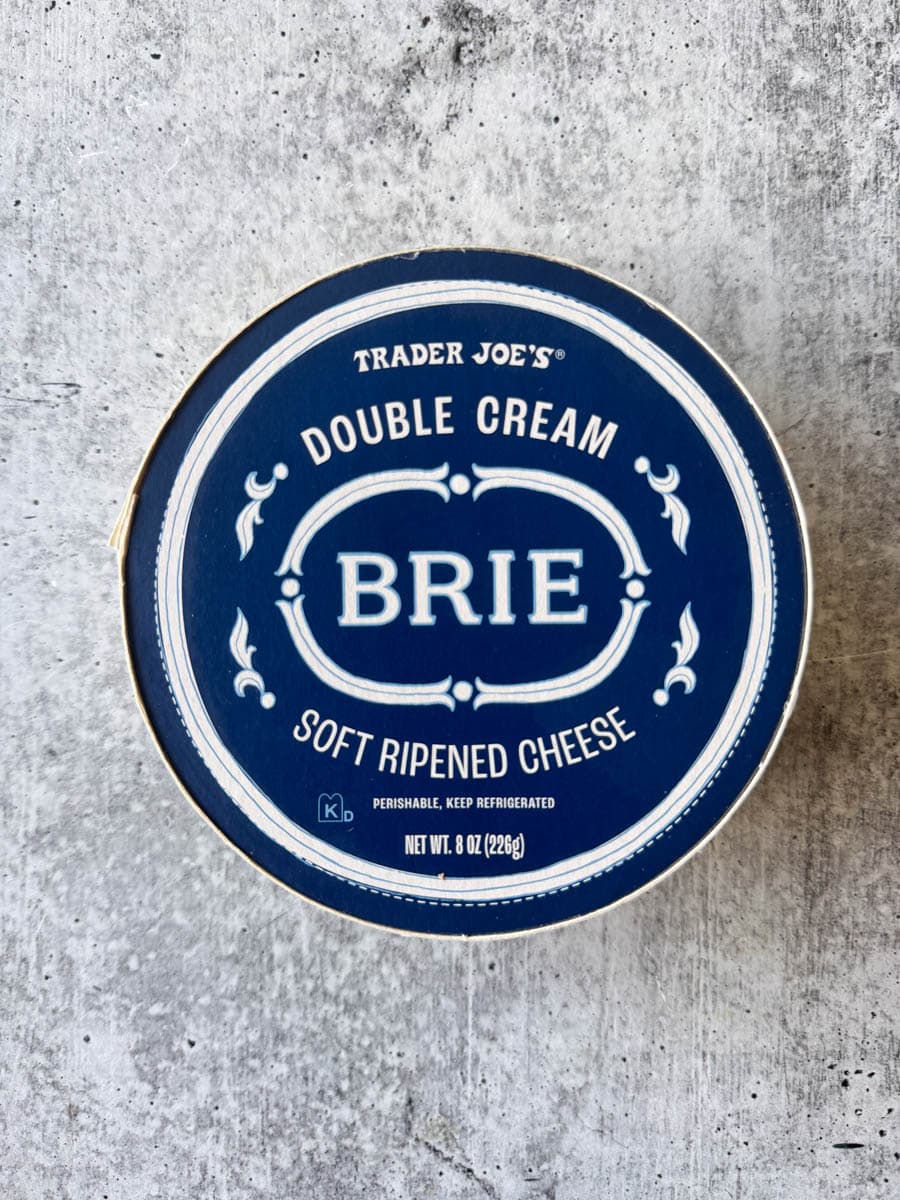 double cream brie from trader joe's