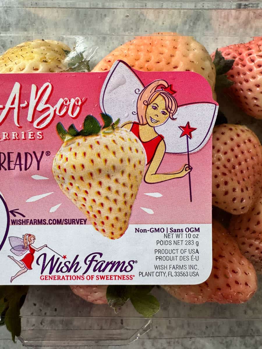 package of pineberries