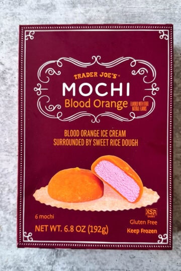 trader joe's blood orange mochi