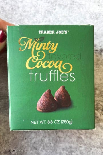 trader joe's minty cocoa truffles