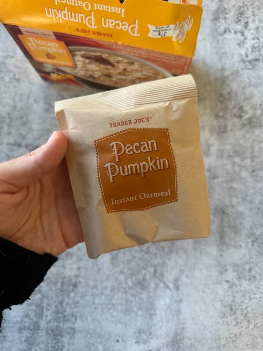 pecan pumpkin oatmeal bag