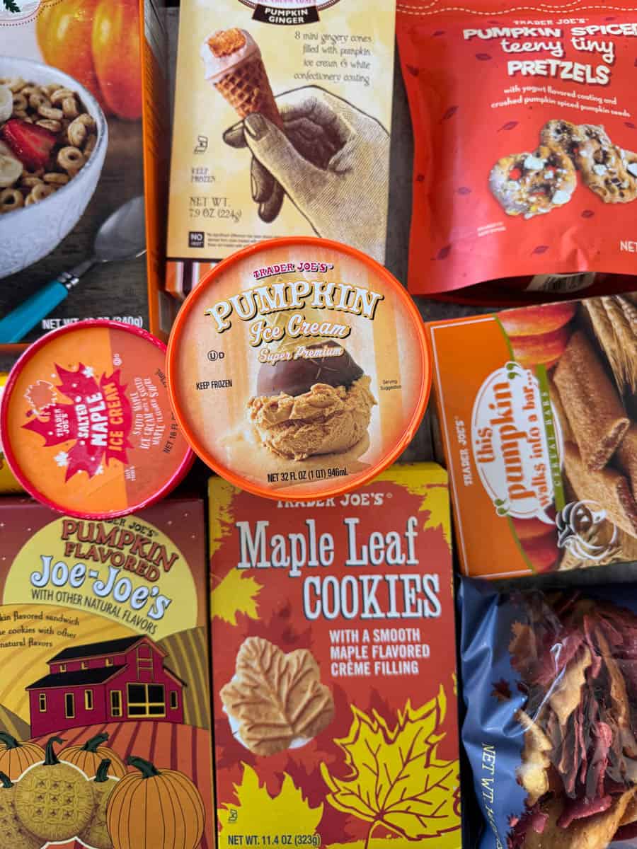 pumpkin products in trader joe's