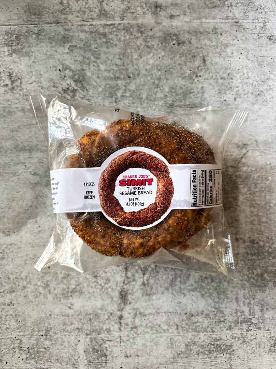 trader joe's simit in the bag