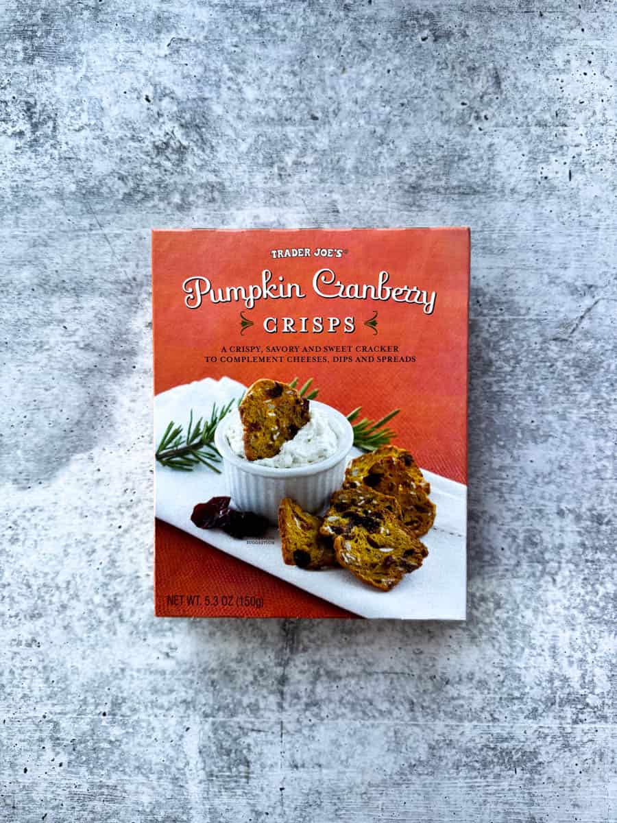 pumpkin cranberry crisps box