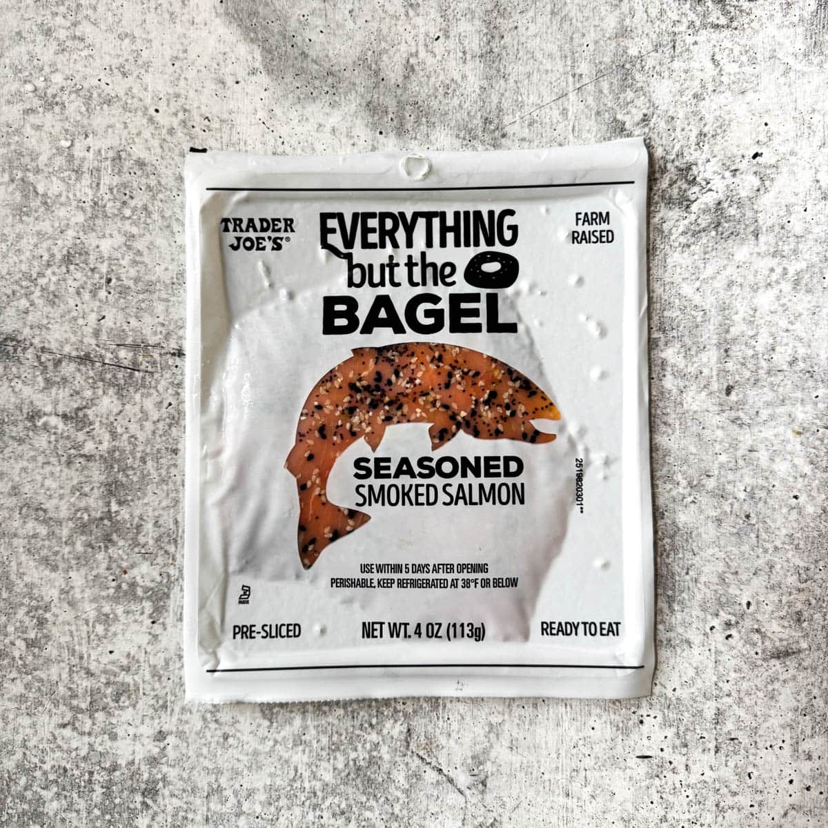 everything but the bagel salmon package