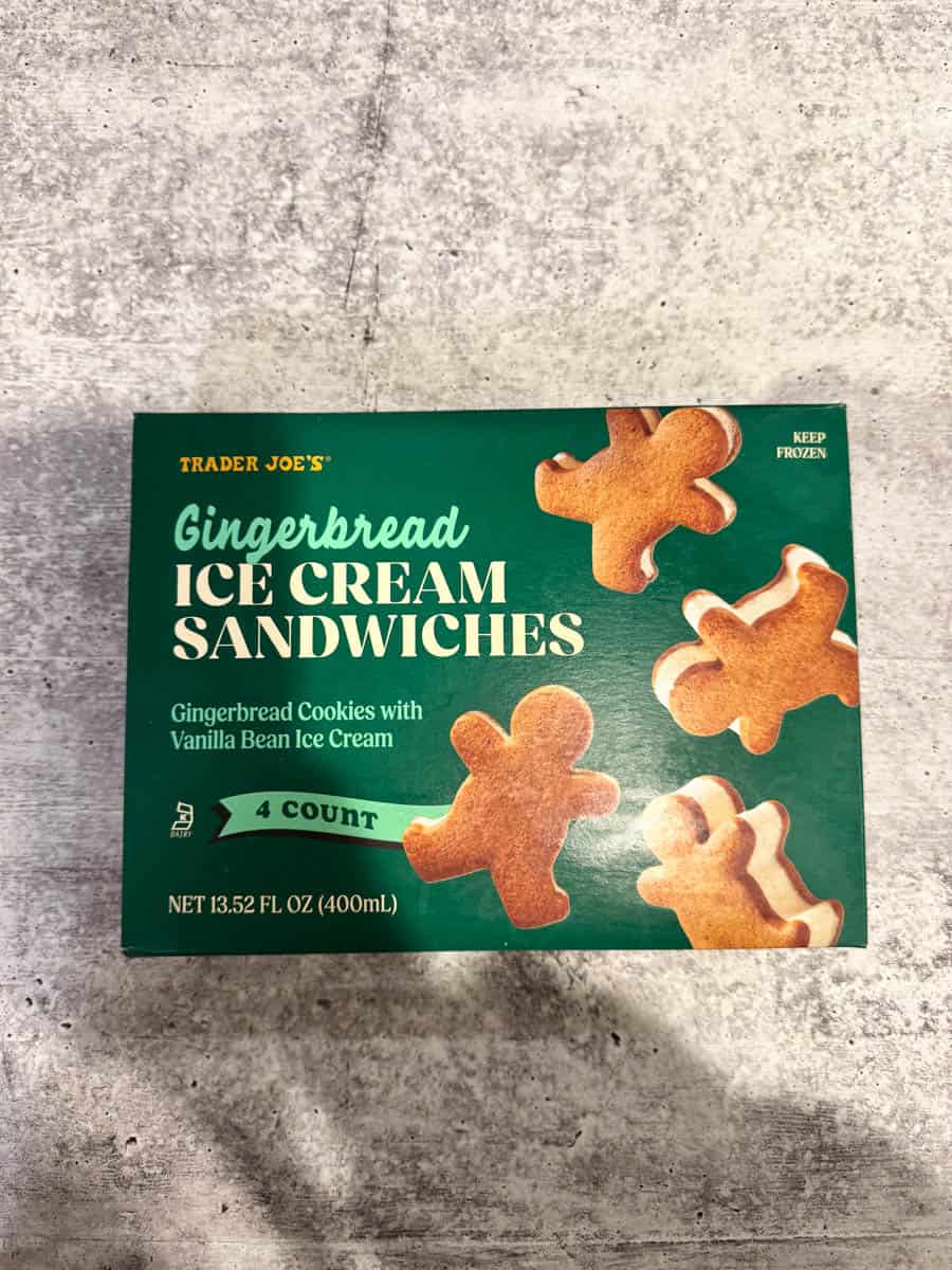 trader joe's ice cream sandwiches box