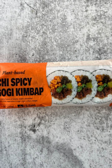 trader joe's kimchi spicy bulgogi kimbap