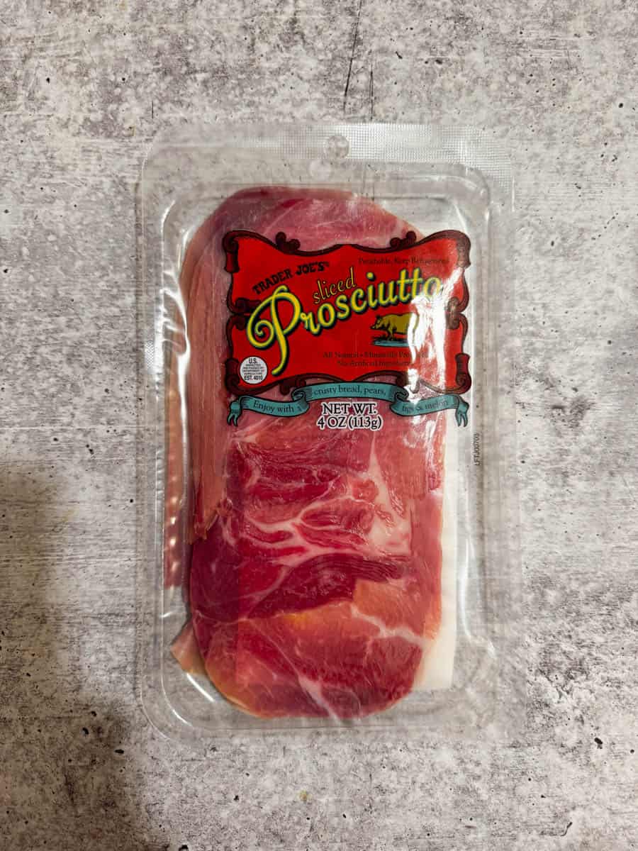 sliced prosciutto package
