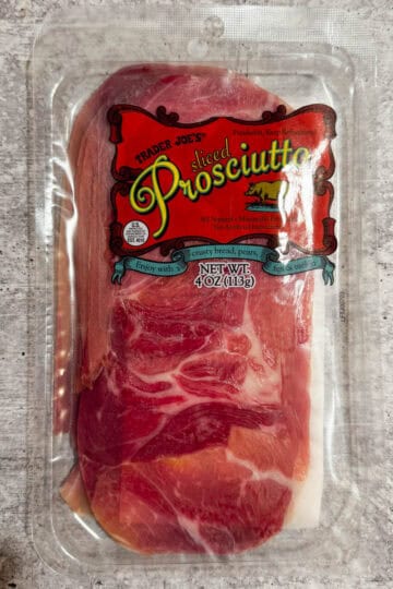 sliced prosciutto package