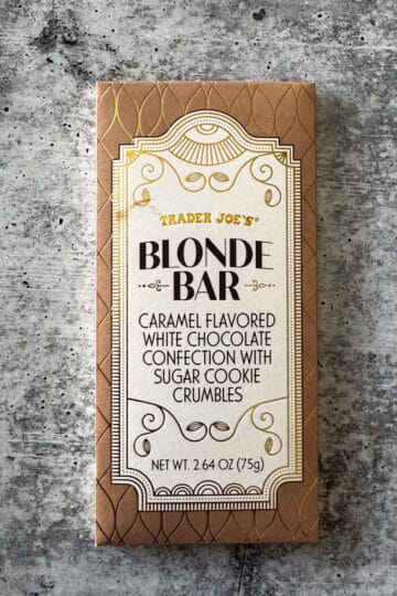 trader joe's blonde bar