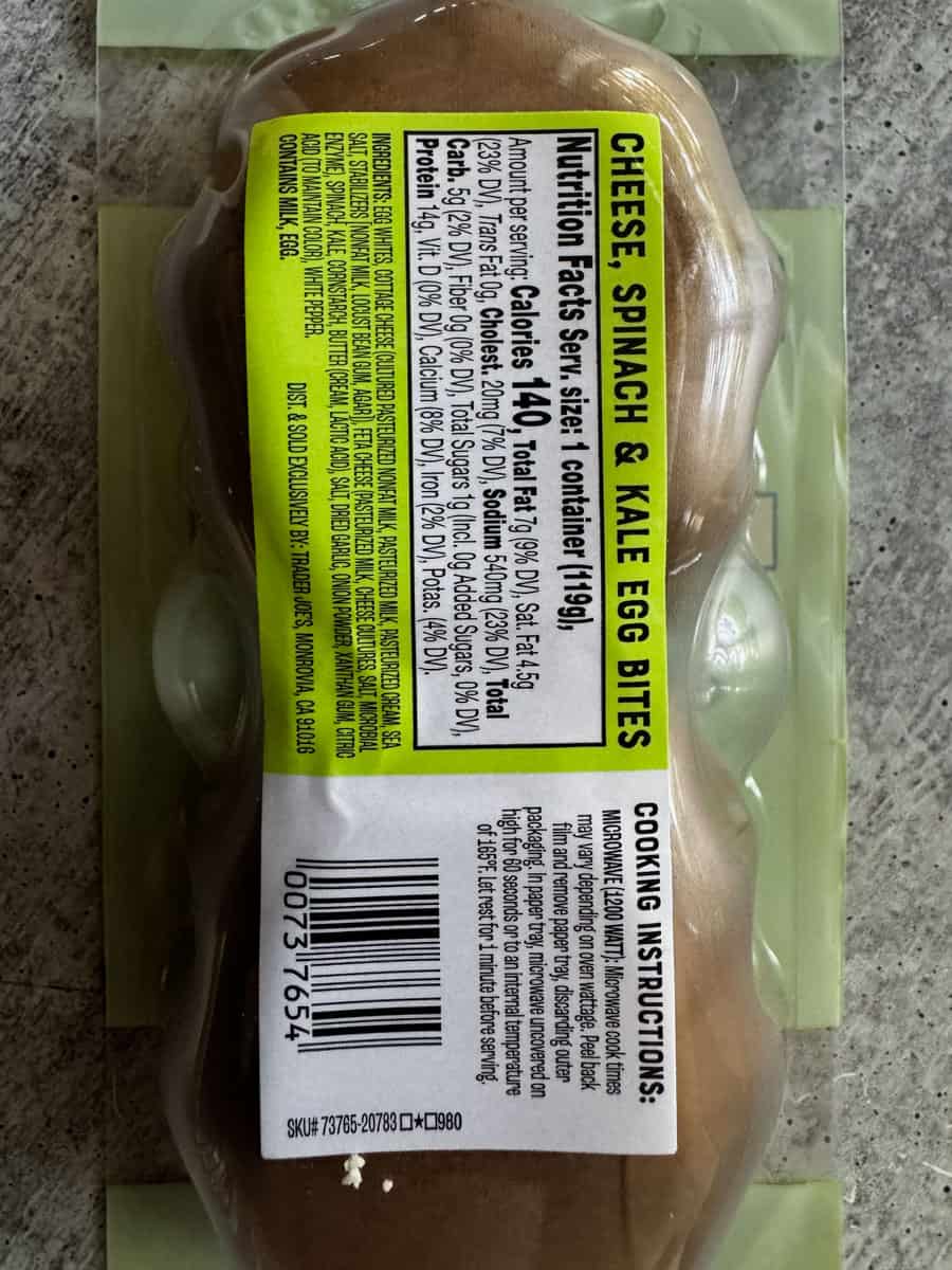 Egg bites with cheese, spinach, and kale for a healthy snack or breakfast. Convenient, protein-packe.